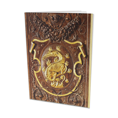 Notepad A5 - Salamander motif paneling