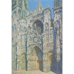 La Cathédrale de Rouen. Le portail et la tour Saint-Romain, plein soleil