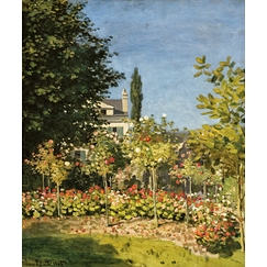 Jardin en fleurs, à Sainte-Adresse