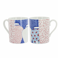 Mug en porcelaine 3 jarres