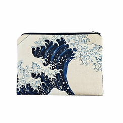 Pouch Katsushika Hokusai - The great wave - 15x21 cm