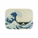 Tray Katsushika Hokusai - The great wave - 27x20 cm