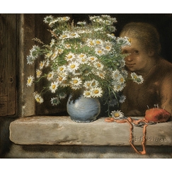 Le Bouquet de marguerites (détail)