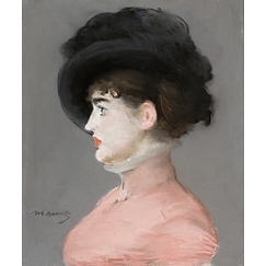 Portrait d’Irma Brunner, dit aussi La Femme au chapeau noir (détail)