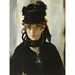 Berthe Morisot au bouquet de violettes (détail)