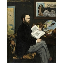 Portrait de M. Émile Zola (détail)