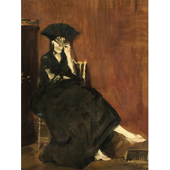 Berthe Morisot à l’éventail (détail)