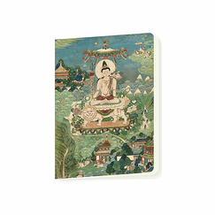 Notebook - Avalokiteshvara in his Simhanada aspect with the "Lion's Roar"