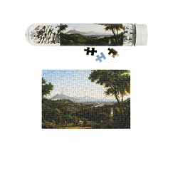 Micro Puzzle 150 pieces Alexandre Hyacinthe Dunouy - View of Naples from Capodimonte, 1813