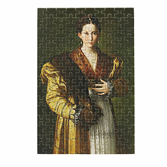 Micro Puzzle 150 pieces Parmigianino - Portrait of a young woman called Antea, circa 1535