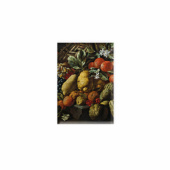 Magnet Brueghel / Ruoppolo - Still life with fruit and flowers, 1680-1685
