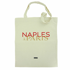 Totebag Naples in Paris - Musée du Louvre 2023 - 43x37 cm