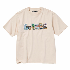 T-shirt Les Écritures du Louvre par M/M (Paris) - Beige