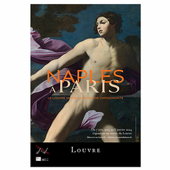 Exhibition poster Naples in Paris The Louvre Hosts the Museo di Capodimonte - Atalanta and Hippomenes 40 x 60 cm