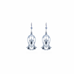 Boucles d'oreilles Art Nouveau