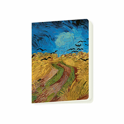 Notebook Vincent van Gogh - Wheatfield with Crows, 1890