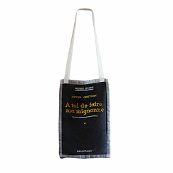 Bag Peter Cheyney À toi de faire, ma mignonne / Sophie Calle - 30x40 cm