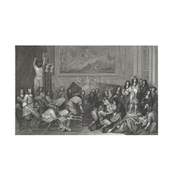 Louis XIV visite les manufactures des Gobelins