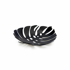 Monstera Fruit platter Black - Balvi