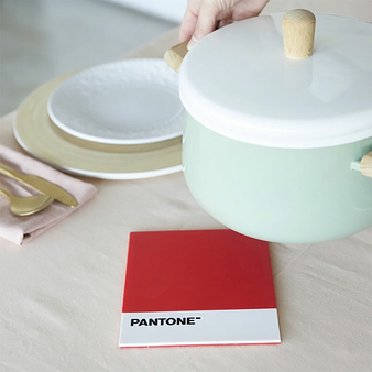 Dessous de plat en silicone Pantone Rouge - Balvi
