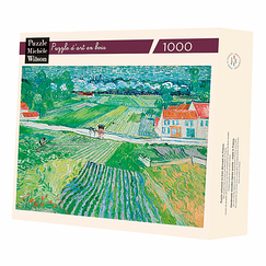 Wooden jigsaw Puzzle 1000 pieces Vincent van Gogh - Landscape in Auvers after the rain
