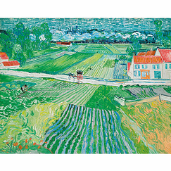 Wooden jigsaw Puzzle 1000 pieces Vincent van Gogh - Landscape in Auvers after the rain