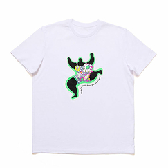 White T-shirt for man Niki de Saint Phalle - Leaping Nana