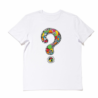 White T-shirt for man Niki de Saint Phalle - Question mark