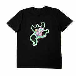 Black T-shirt for man Niki de Saint Phalle - Leaping Nana