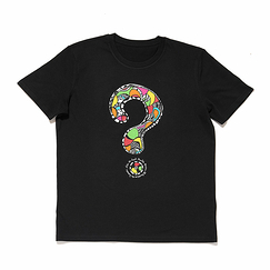 T-shirt noir Homme Niki de Saint Phalle - Point d'interrogation
