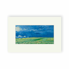 Reproduction with Marie-Louise Vincent van Gogh - Wheatfield under Thunderclouds, 1890 - 20x30cm