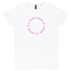 T-shirt Gertrude Stein - Rose is a rose ...