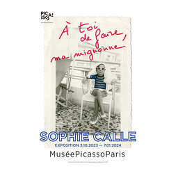 Affiche de l'exposition - Sophie Calle. À toi de faire, ma mignonne - 40x60 cm