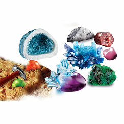 Box Crystals and precious stones