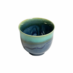 Bol à thé Émail Bleu/Turquoise