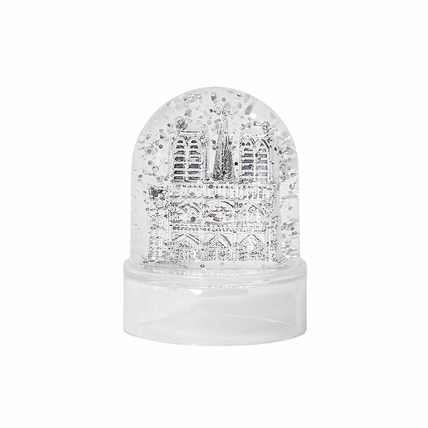 Mini Snow globe Notre-Dame de Paris Silver