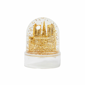 Mini boule à neige Notre-Dame de Paris Dorée