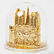 Mini boule à neige Notre-Dame de Paris Dorée