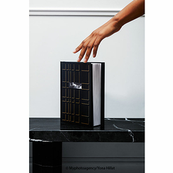 Philippe Apeloig Louvre Calepinage elastic notebook - Black