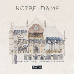 Sac Notre-Dame de Paris - Coupe longitudinale de la sacristie projetée