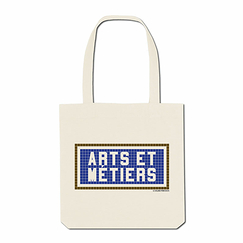 Sac Imprimé Arts et Métiers - Écru