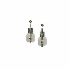 Boucles d'oreilles Rosine Nacre - La Metrop Compagnie
