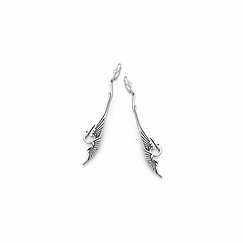 Crane Earrings Art nouveau