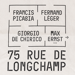 Bag of the exhibition Léonce Rosenberg's apartment. De Chirico, Ernst, Léger, Picabia...
