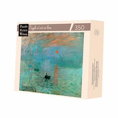 Puzzle d'art en bois 350 pièces Claude Monet - Impression, soleil levant