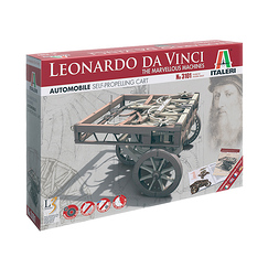 Leonardo Da Vinci Self propelling cart Model Kit - Italeri