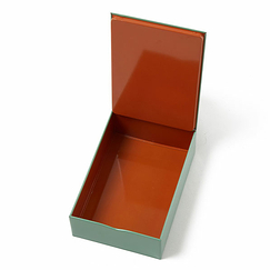 Boîte rectangulaire en métal Pivoina - Gangzaï