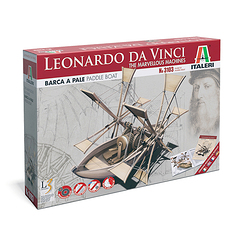 Leonardo Da Vinci Paddle Boat Model Kit - Italeri