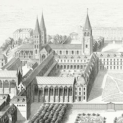 Engraving General View Of The Abbey