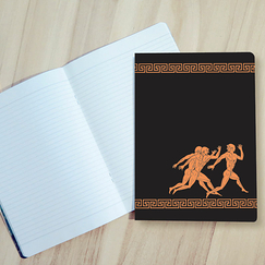 Notebook - Inspired by the Panathenaic amphora of the painter of Cleophrades, around 500 B.C.